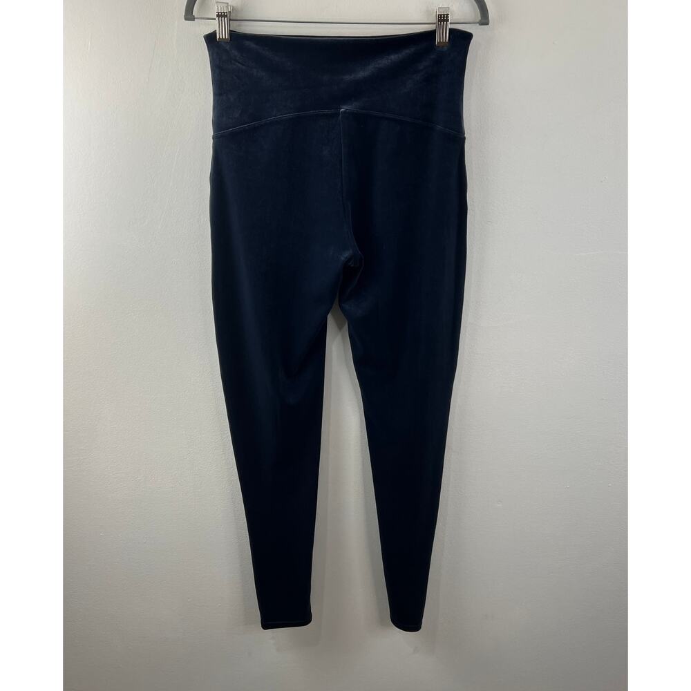 Spanx Blue Velvet Ankle Legging High-Rise Waistband Skinny Leg Pull-On Size XL - Picture 6 of 10